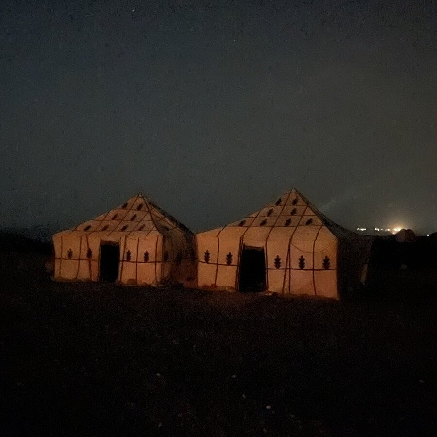 Wochenende und Nacht in einem Berbercamp + Party