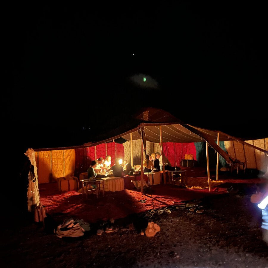 Wochenende und Nacht in einem Berbercamp + Party