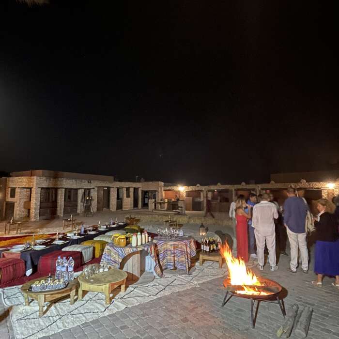 Dîner de groupe privé avec musique Gnawa
