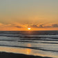 Balade à cheval d'une heure au coucher du soleil en bord de mer