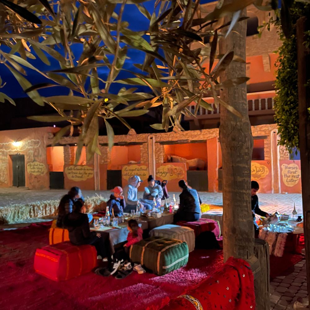 Dîner de groupe privé avec musique Gnawa