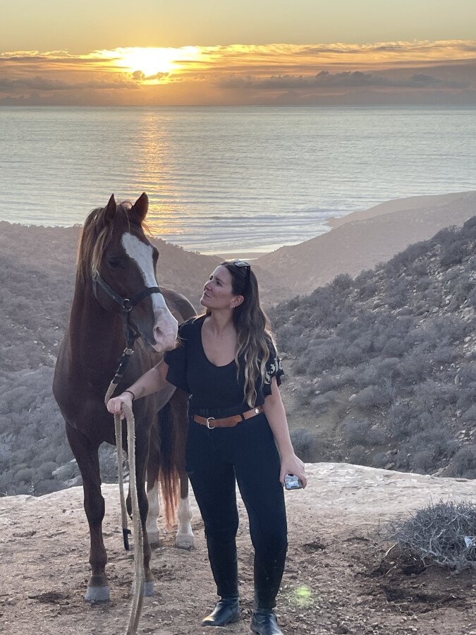 Horse Ride 1h at SUNSET on the BEACH