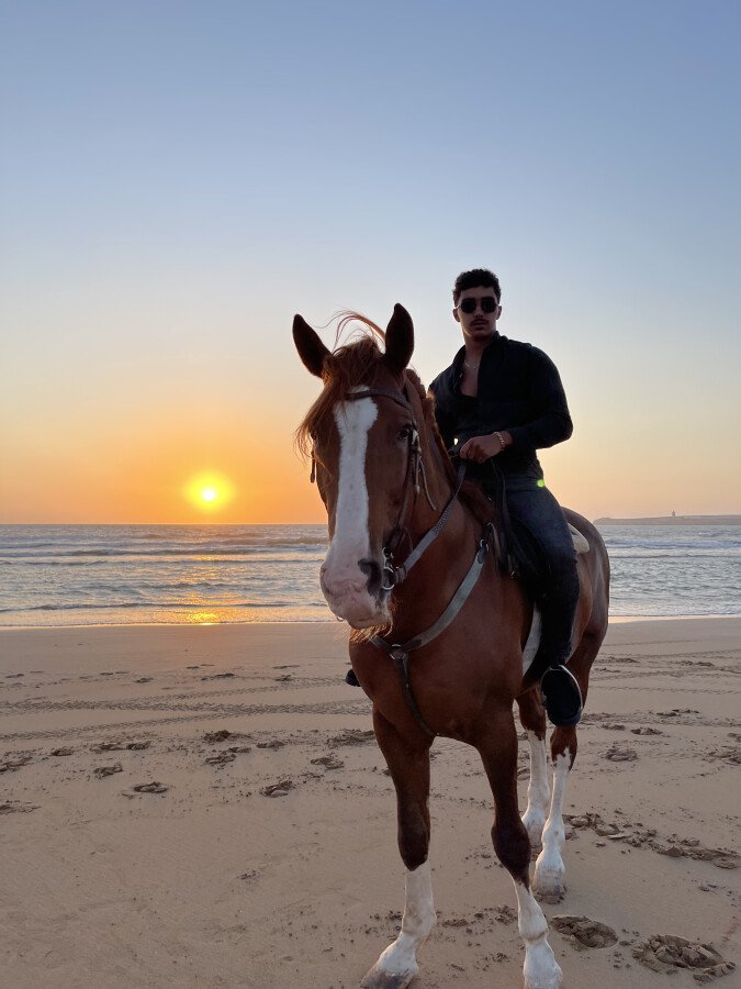 Horse Ride 2h at SUNSET on the BEACH