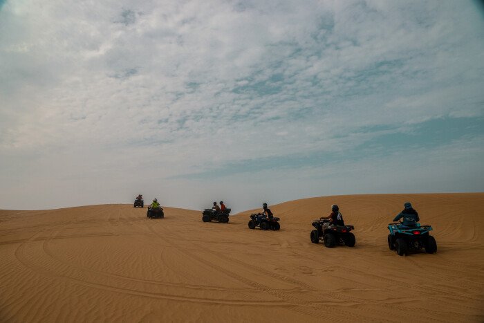 Quad Tour 6 Std. + Mittagessen + Biwak am Strand